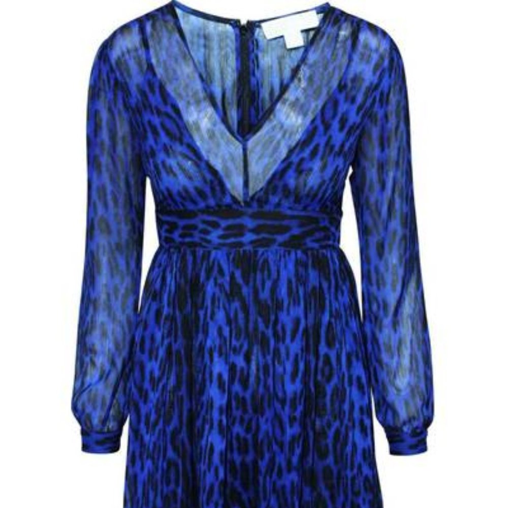 Michael Kors Leopard Print Dress Sz 0